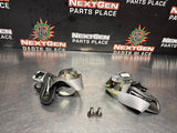 2005 C6 CORVETTE OEM FRONT SEAT BELTS DRIVER / PASSENGER GREY #1110