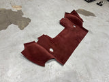 97-04 C5 CORVETTE REAR CARPET FIRETHORN RED COUPE OEM #1425