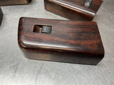 2008 FORD F350 LH & RH FRONT AND REAR DOOR WOODGRAIN WINDOW SWITCH SET OEM #1003