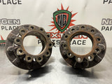 2009 FORD F550 SUPERDUTY FRONT BRAKE HUB ROTOR SPACER ADAPTERS 10 LUG OEM #W303