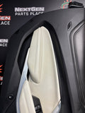 2021 CAMARO SS LH RH DOOR PANELS DOOR CARDS CERAMIC WHITE AND BLACK OEM #1556
