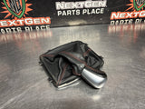 2004 PONTIAC GTO 6 SPEED MANUAL SHIFTER KNOB W BOOT AND TRIM RED STITCH OEM #1438