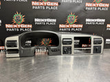 2007 FORD F250 BLK SILVER DASH RADIO CLUSTER BEZEL TRIM LOADED OEM #723