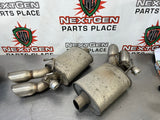 2015 CAMARO SS NPP BI MODE QUAD TIP DUAL EXHAUST MUFFLERS OEM #509