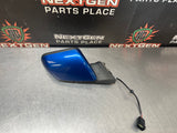 2017 FORD MUSTANG GT RH PASSENGER SIDE VIEW MIRROR KONA BLUE OEM #1203