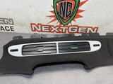 2014 CAMARO ZL1 RED STITCH SUEDE DASH TRIM WITH CENTER AIR VENTS OEM #697