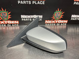 2011 FORD MUSTANG GT LH DRIVER SIDE VIEW MIRROR SILVER OEM #793