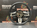2017 FORD MUSTANG GT STEERING WHEEL WITH BUTTONS OEM #1203