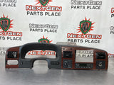 2005 FORD F250 LARIAT BLK WOODGRAIN DASH RADIO CLUSTER BEZEL TRIM LOADED OEM #519