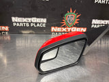 2014 FORD MUSTANG GT LH DRIVER SIDE VIEW MIRROR RED OEM #1225