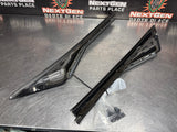 2005 C6 CORVETTE EXTERIOR A PILLAR TRIM with HARDWARE OEM #1468