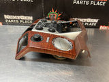 2013 FORD F250 F350 RADIO BEZEL CLIMATE CONTROL WOOD TRIM #1279