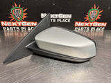 2011 FORD MUSTANG GT LH DRIVER SIDE VIEW MIRROR SILVER OEM #863