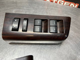 2008 FORD F350 LH & RH FRONT AND REAR DOOR WOODGRAIN WINDOW SWITCH SET OEM #1003