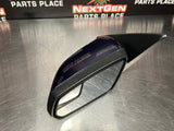 2012 FORD MUSTANG GT LH DRIVER SIDE VIEW MIRROR KONA BLUE OEM #730