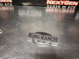 2011 FORD F250 KING RANCH TAILGATE EMBLEM OEM #1148