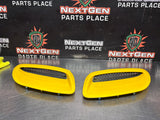 2005 PONTIAC GTO HOOD VENTS / SCOOPS YELLOW OEM #1269