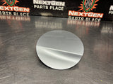 2021 FORD MUSTANG GT FUEL DOOR GAS LID TANK COVER SILVER OEM #1503