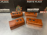2015 FORD F350 LH & RH FRONT AND REAR DOOR WOODGRAIN WINDOW SWITCH SET OEM #1246