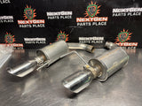 2016 FORD MUSTANG GT ROUSH AXLE BACK ROUND TIPS EXHAUST OEM #1536