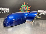 05 - 13 C6 CORVETTE USED OEM RH PASSENGER SIDE MIRROR LEMANS BLUE #704