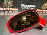 2007 C6 CORVETTE DRIVER LH SIDE MIRROR VICTORY RED OEM #1255
