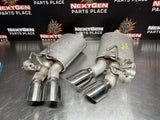 2011 CAMARO SS NPP BI MODE QUAD TIP DUAL EXHAUST MUFFLERS OEM #951
