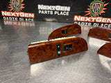 2011 GMC SIERRA 2500 CREW CAB WOOD FRONT AND REAR POWER WINDOW SWITCHES OEM 1200