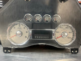 08 09 10 FORD F250 F350 LARIAT GAS 6.8 A/T INSTRUMENT CLUSTER OEM #1039