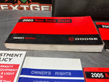 2005 DODGE RAM 2500 3500 DIESEL OWNERS MANUAL OEM #1075