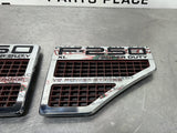 2008-2010 FORD F250 6.4 POWERSTROKE FENDER EMBLEM SET OEM #358