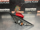 2011 FORD MUSTANG GT LH DRIVER SIDE HEATED VIEW RED MIRROR OEM #1595