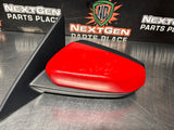 2014 FORD MUSTANG GT LH DRIVER SIDE VIEW MIRROR RED OEM #1225