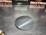 2021 FORD MUSTANG GT FUEL DOOR GAS LID TANK COVER SILVER OEM #1503