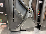 2014 CADILLAC CTS-V COUPE INTERIOR LH RH FRONT DOOR PANELS JET BLCK OEM #1233