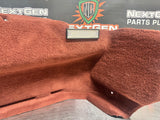 97-04 C5 CORVETTE CARGO TRUNK REAR LH CARPET FIRETHORN RED 10403333 #1150