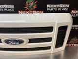 2008-2010 FORD F250 F350 DIESEL FRONT UPPER GRILLE WHITE OEM #1257