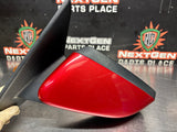 2011 FORD MUSTANG GT LH DRIVER SIDE VIEW MIRROR BURGUNDY OEM #1231