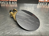 2013 FORD MUSTANG GT FUEL DOOR GAS LID TANK COVER MAGNETIC METALLIC GRAY #1177