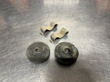 04-06 PONTIAC GTO RADIATOR RUBBER HOLD DOWN DONUTS WITH BRACKETS OEM #1027