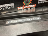 2011 FORD MUSTANG GT LH AND RH ILLUMINATED DOOR SILL TRIM SET OEM #1024