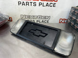 2001 C5 CORVETTE REAR LICENSE PLATE HOLDER  BACK UP REVERSE LIGHTS OEM #605