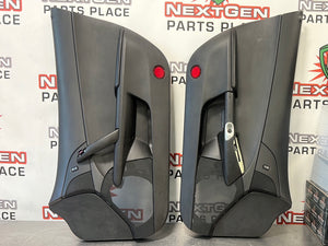 2012-2013 C6 CORVETTE OEM USED BLACK DOOR PANELS OEM #VV775