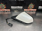 2017 FORD MUSTANG GT LH DRIVER SIDE VIEW MIRROR WHITE OEM #1365
