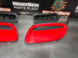 2006 PONTIAC GTO HOOD VENTS / SCOOPS RED OEM #1522