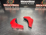 04-06 PONTIAC GTO TORRID RED ROCKER PANEL END CAP PAIR OEM #1027