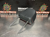 2024 FORD MUSTANG GT FRONT RH/LH HEADREST LEATHER W RED STITCH OEM #1226