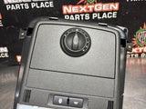 08-09 PONTIAC G8 OVERHEAD CONSOLE DOME LIGHT WITH SUNROOF SWITCH OEM #1423