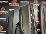 2014 CADILLAC CTS-V COUPE INTERIOR LH RH FRONT DOOR PANELS JET BLCK OEM #1233