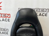 97-04 C5 CORVETTE RH PASSENGER UPPER SPORT SEAT CUSHION BLK OEM #428